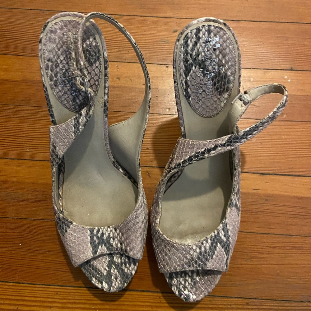 Maria Sharapova Snakeskin Heels